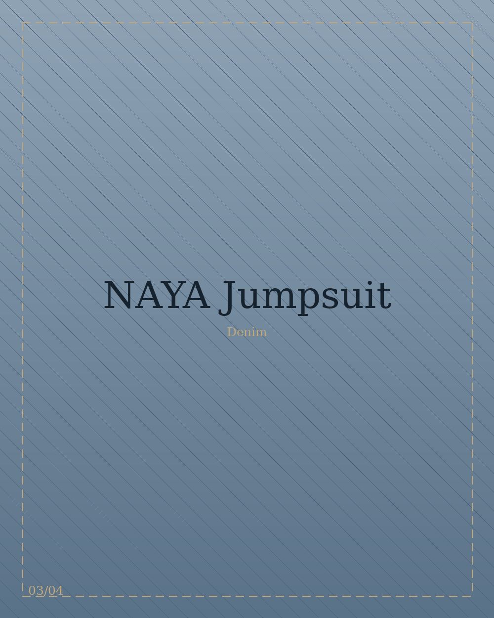 NAYA Jumpsuit — Denim — view 3